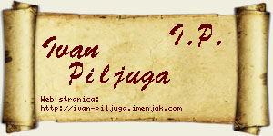 Ivan Piljuga vizit kartica